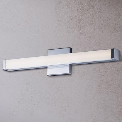 Maxim Lighting Spec Bath Vanity Light | Polished Chrome Aluminum Finish | Contemporary Indoor Light Fixture | Ideal for Bathrooms & Powder Rooms | Dimmable | Home Decor Light Fixture | 52002PC
