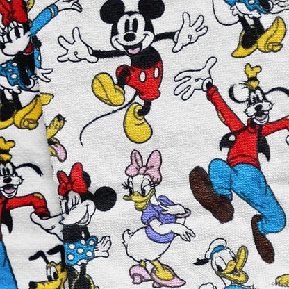 Disney Mickey & Friends Cotton Kitchen Towels, 2-Pack 16"x26", Absorbent | Durable, colorfast dish towels resist fraying, machine washable, dries dishes, hangs on oven handles, great for gifting