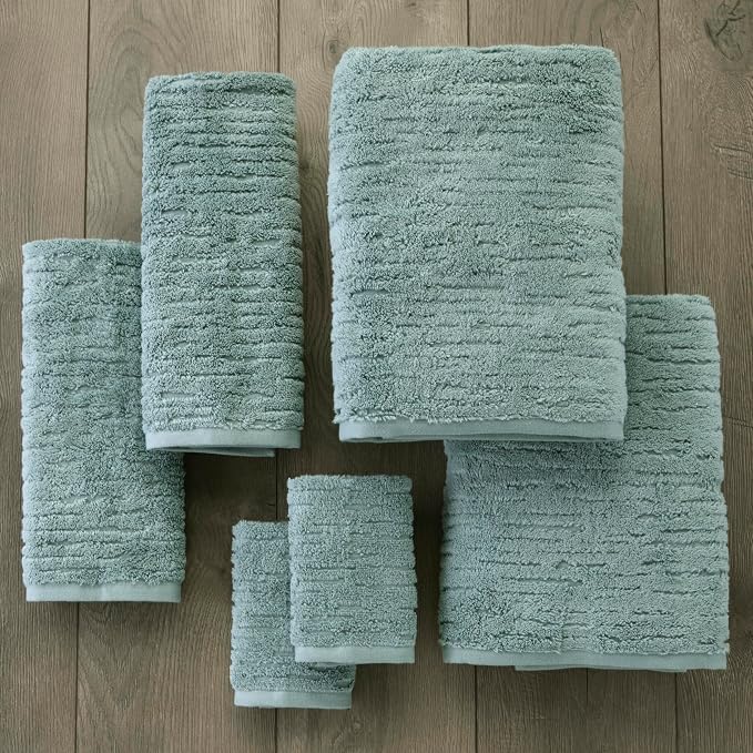 SKL Home CloudSoft Bath Towel, 100% Cotton Luxury, Teal | Premium spa-level quality. 600 GSM weight. Ultra plush & absorbent.