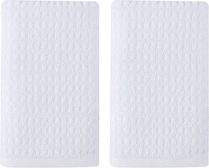 Tommy Bahama- Hand Towel Set, Highly Absorbent Cotton Bathroom Decor, Low Linting & Fade Resistant (Northern Pacific White, 2 Piece)