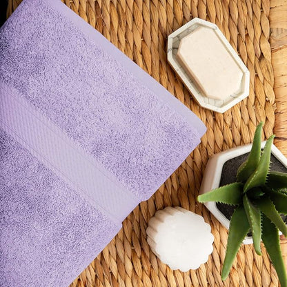 Superior Egyptian Cotton Ultra Plush & Absorbent, 10 Piece Set, Purple | Quick Dry, Soft Luxury Towel Set, Bath Essentials, Guest Bath, Spa, 2 Bath, 4 Hand, 4 Face Towels, Madeline Towels