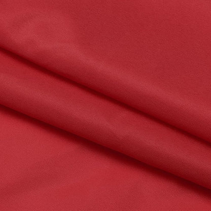 N&Y HOME Fabric Shower Curtain or Liner with Magnets - Hotel Quality Red Shower Curtain for Bathroom, Machine Washable, Water Repellent - Red, 72x72
