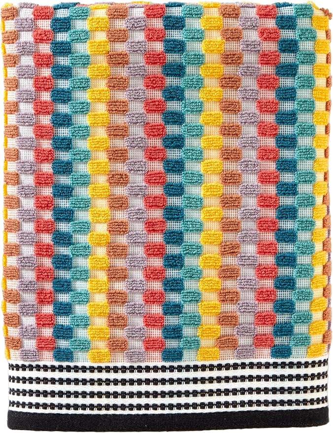 SKL Home Mid-Century Bath Towel, Multicolored (Pack of 12)