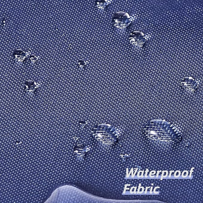 Furlinic Navy Blue Shower Curtain Liner Fabric Waterproof Shower Stall Curtains with Weighted Bottom for Bathroom RV Hotel,36x72 Inch.