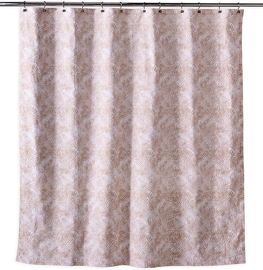 Maison d' Hermine Shower Curtain 100% Cotton One Panel 70"x72" Washable Fabric Shower Curtains for Bathroom, Easy Hanging with 12 Button Holes - Home Hotel Spa Easter Gifts (Bamako)