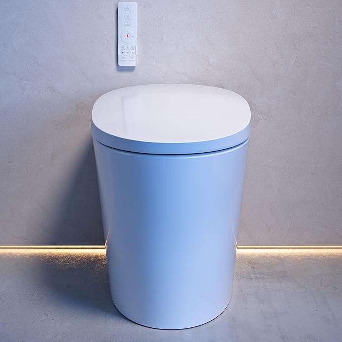 Swiss Madison Viro V20 Smart Toilet 12” Rough-in ADA Height in Glossy White with Foam Shield, Integrated Tank, Auto Open/Close, Foot Sensor