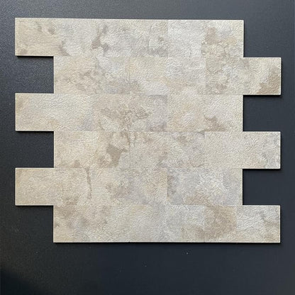 2026 New Upgrade Peel and Stick Backsplash Tile, Peel and Stick 11.34" X 11.57" Wall Tile for Kitchen, Bathroom, Fireplace, Laundry (Buff Stone, 10 Packs)
