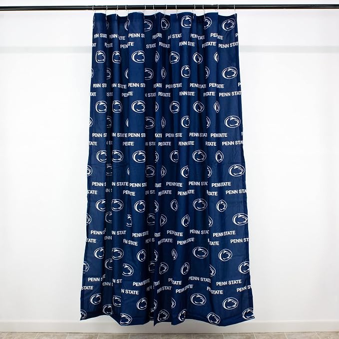 Everything Comfy Penn State Nittany Lions Bright and Colorful Shower Curtain Cover 70" x 72"