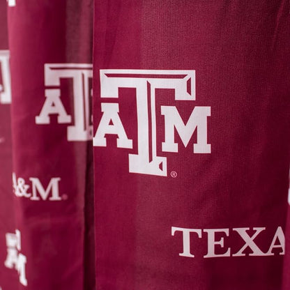 Everything Comfy Texas A&M Aggies Bright and Colorful Shower Curtain Cover