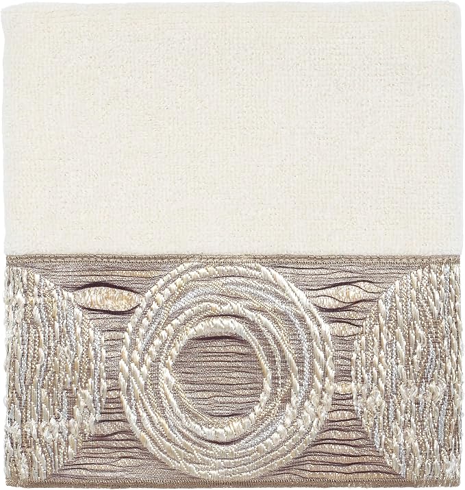 Avanti Linens Galaxy Wash Cloth, Ivory