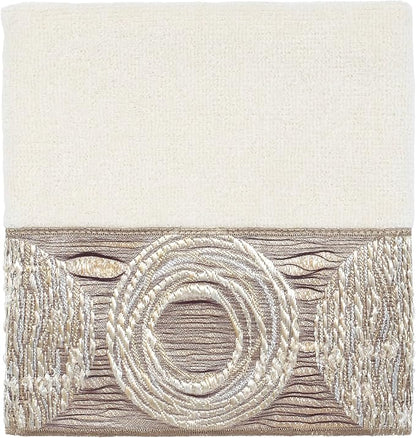 Avanti Linens Galaxy Wash Cloth, Ivory