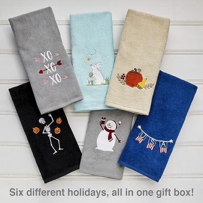 SKL Home by Saturday Knight Ltd. Holidays 6pc Hand Towel Gift Set