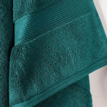 SUPERIOR Egyptian Cotton Plush & Absorbent, Bath Towel Set of 2, Teal | Quick Dry, Soft Luxury Towel Set, Bath Essentials for Bathroom, Guest Bath, Spa, 2 Piece Bath, Madeline Towels