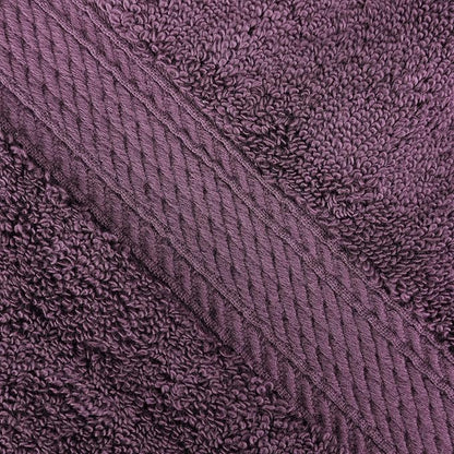 Superior Egyptian Cotton 800 GSM Plush & Absorbent, 9 Piece Set, Plum | Quick Dry, Soft Luxury Towel Set, Bath Essentials, Guest Bath, Spa, 3 Bath, 3 Hand, 3 Face Towel, Madeline Towels