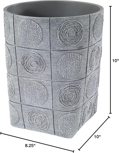 Avanti Linens Galaxy Waste Basket, Silver