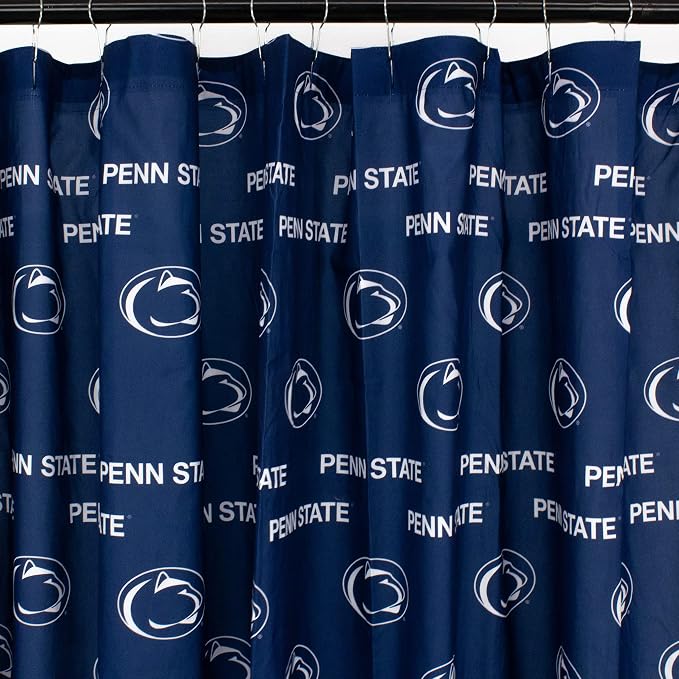 Everything Comfy Penn State Nittany Lions Bright and Colorful Shower Curtain Cover 70" x 72"