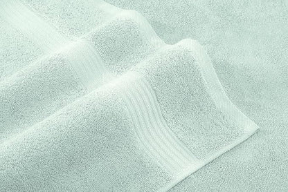 American Veteran Towel, 6 Piece Towel Set for Bathroom, 100% Cotton Turkish Bathroom Towels, 2 Bath Towels 2 Hand Towels 2 Washcloths, Mint