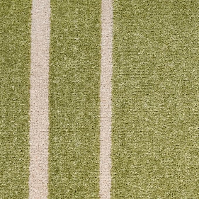 Nourison Home Nourison Essentials Green Ivory 5' x 7' Area Rug - Easy Clean, Non Shedding, Bed Room, Living Room, Dining Room, Kitchen (5' x 7')