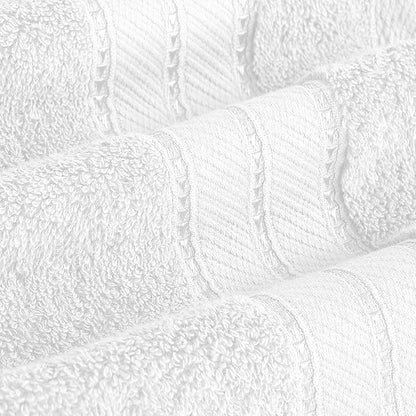 Modern Threads 4-Pack SpunLoft Bath Towel White 30x54