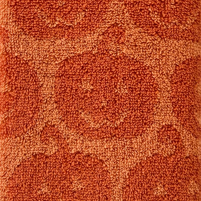SKL Home Halloween Jack-O-Lantern Hand Towel Set-2pc, 100% Cotton, Orange | Soft & absorbent. Reversible jacquard pattern. Great for the bathroom, kitchen or bar & gifting.