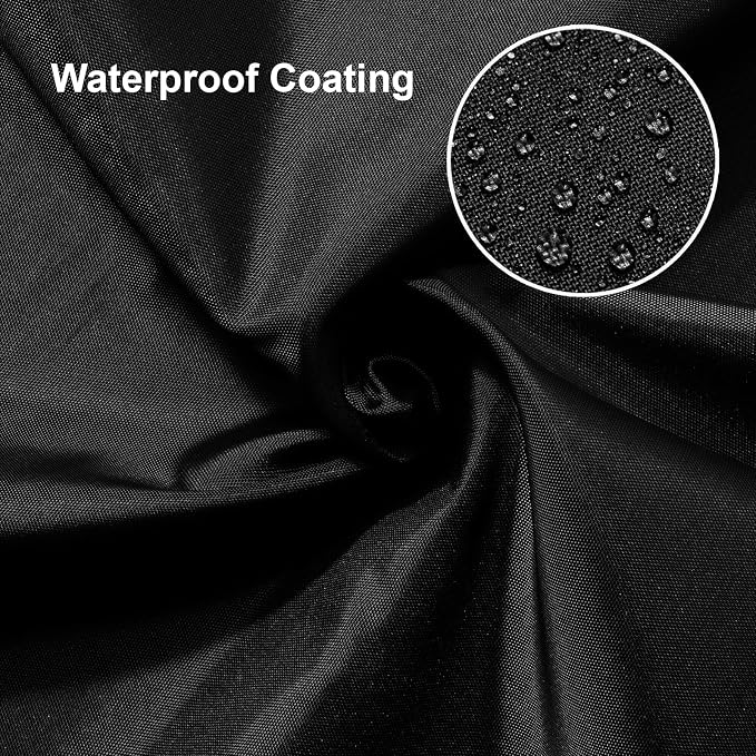 Amazer Black Shower Curtain Liner, Black Fabric Shower Liner, 2-in-1 Bathroom Shower Curtain and Liner, 12 Grommet Holes, Water Proof, Machine Washable, Hotel Quality, 72 x 72 Inches