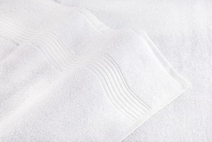 American Veteran Towel, 100% Cotton Turkish Bath Towels for Bathroom 4 Pack, 27x54 Extra Large Premium Soft Drying Bathroom Towels, White