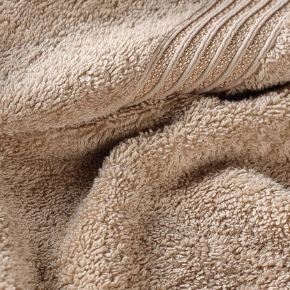 Superior Egyptian Cotton 6-Piece Towel Set, Bathroom Essentials, Towels For Bathroom, Apartment, Airbnb, Guest Bath, Face, Hand, Bath Towels, Washcloths, Absorbent, Fast Drying, Taupe