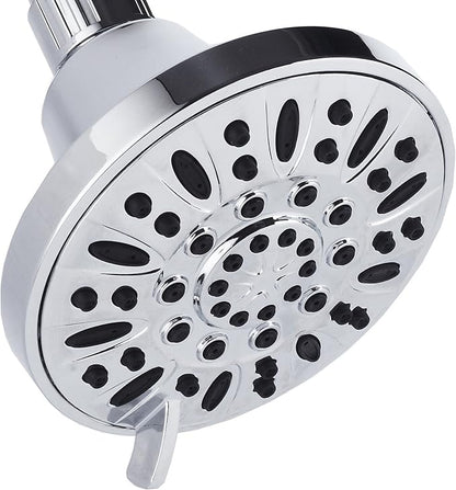 AquaDance Premium High Pressure 6-setting 4-Inch Shower Head for the Ultimate Shower Spa Experience! Officially Independently Tested to Meet Strict US Quality & Performance Standards!