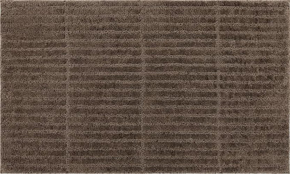 Mohawk Home Sanctuary Casual Solid Dark Brown 1' 5" X 2' Bath Mat Perfect for Bathroom