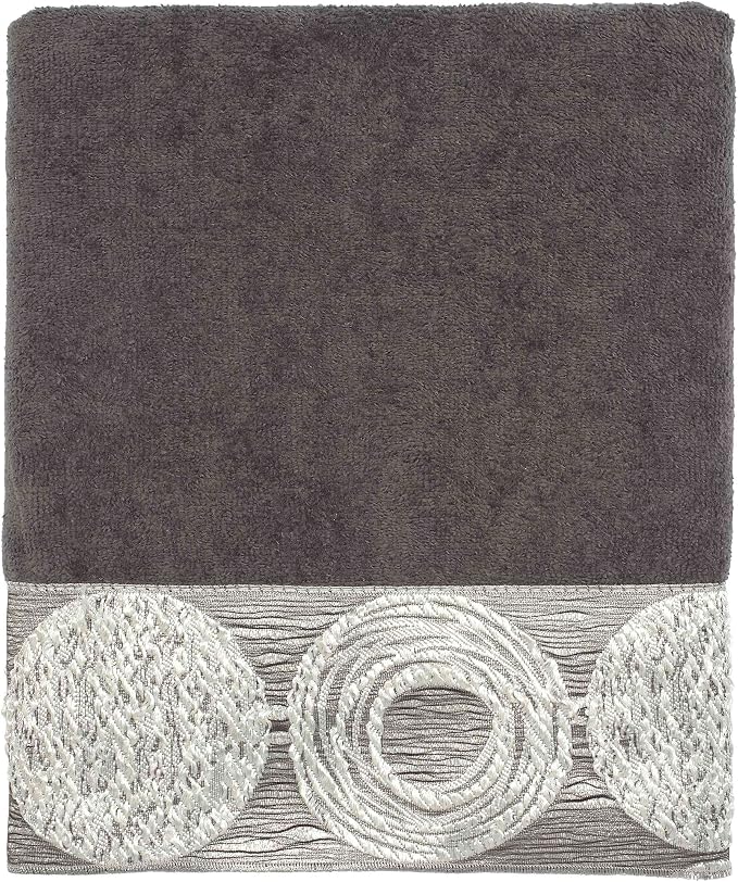 Avanti Linens - 3pc Towel Set, Soft & Absorbent Cotton Towels (Galaxy Collection, Granite)