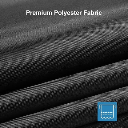 Amazer Black Shower Curtain Liner, Black Fabric Shower Liner, 2-in-1 Bathroom Shower Curtain and Liner, 12 Grommet Holes, Water Proof, Machine Washable, Hotel Quality, 72 x 72 Inches