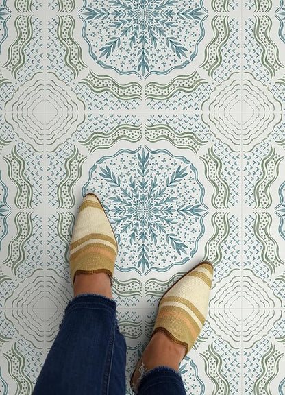 FloorPops Charleston Peel and Stick Floor Tiles, FP6467