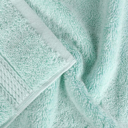 SUPERIOR Egyptian Cotton Ultra Plush & Absorbent, 8 Piece Set, Sea Foam | Quick Dry, Soft Luxury Towel Set, Bath Essentials, Guest Bath, Spa, 2 Bath, 2 Hand, 4 Face Towels, Madeline Towels