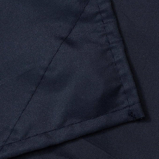 N&Y HOME Fabric Shower Curtain Liner with Weighted Magnets - Navy Blue Shower Curtain for Bathroom with Hotel Quality, Machine Washable, Water Repellent - Navy, 72x72