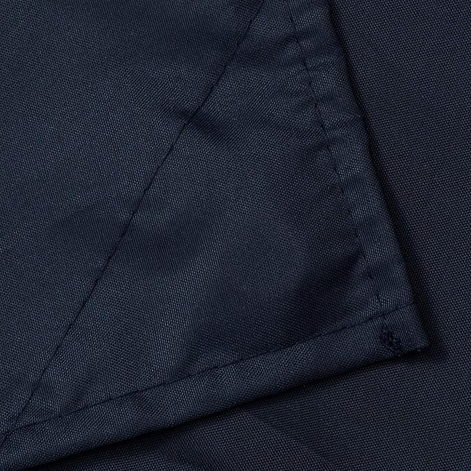 N&Y HOME Fabric Shower Curtain or Liner 36 x 72 Inches Stall Size, Navy | Hotel Quality, Bottom Magnets, Washable, Water Repellent, 36x72 Cloth Shower Curtain with Grommets for Bathroom Stall