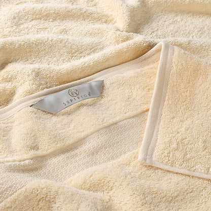 Superior Egyptian Cotton 6-Piece Towel Set, Bathroom Essentials, Towels For Bathroom, Apartment, Airbnb, Guest Bath, Face, Hand, Bath Towels, Washcloths, Absorbent, Fast Drying, Canary