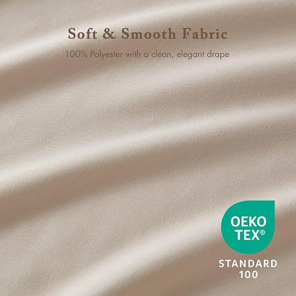 Madison Park Grace Extra Long Ruffle Shower Curtain, 72"x 72", Beige | Farmhouse Cottage Top, Machine Washable, Shabby Chic Ruffled Decor Fabric, Privacy Screen, Solid Color Bathroom Curtains