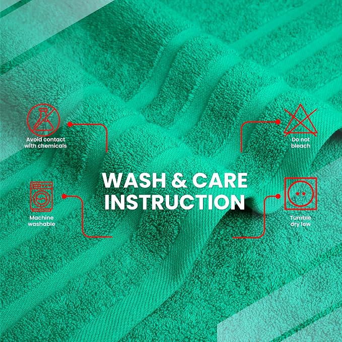 Infinitee Xclusives 100% Ring-Spun Cotton Bath Towels for Bathroom - Pack 2 | Luxury Super Soft, Absorbent & Quick-Drying |27x54 inches| Large Bathroom Towels Set |600 GSM| Gym, Shower, Spa & Hotel Use