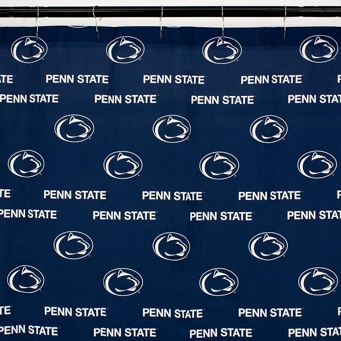 Everything Comfy Penn State Nittany Lions Bright and Colorful Shower Curtain Cover 70" x 72"
