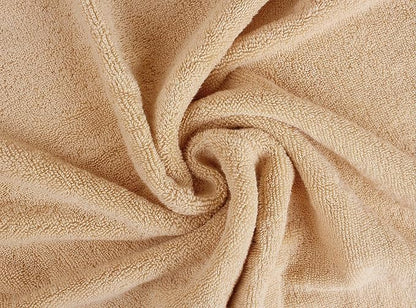 Towel and Linen Mart 4 Pieces Bath Towel Sets - Beige - Soft Feel Luxurious,Quick Dry, Extra Absorbent, 100% Ring Spun Cotton 600 GSM (27 x 54)