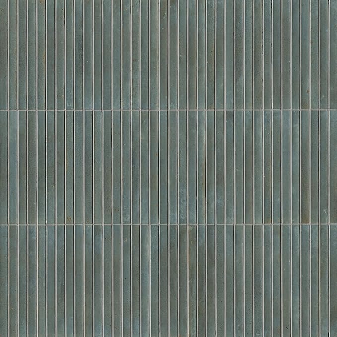 MSI Marino Jade Mist Glossy Porcelain Fluted Wall Tile for Bathroom, Kitchen Backsplash, Accent Wall Tile, and Shower Wall Tile, Sample Tile