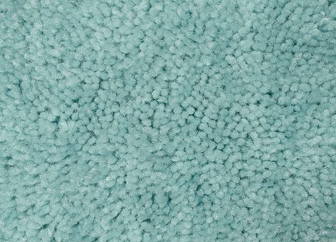 Garland Rug Traditional Nylon Washable Sea Foam 2 Bath Rugs (17" X 24", 21" X 34") - Soft, Absorbent, And Stylish for Your Bathroom