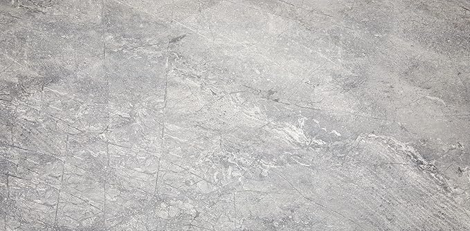 Daltile Perpetuo 12" x 24" Marble Look Ceramic Multi-Geometric Wall Tile in Satin Eternal Grey for Kitchen Backsplashes, Living Room or Bathroom Walls | (8 PC Per Carton) (15.52 SQFT Per Carton)