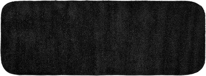 Garland Rug Traditional Bath Rug, 22-Inch by 60-Inch, Black