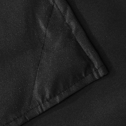 N&Y HOME Fabric Shower Stall Curtain or Liner 36 x 72 Inches - Hotel Quality, Machine Washable - Black, 36x72