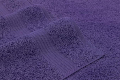 American Veteran Towel, Hand Towels for Bathroom Set of 4, 100% Cotton Turkish Hand Towel Sets, Soft Hand Face Towels, Purple Hand Towels