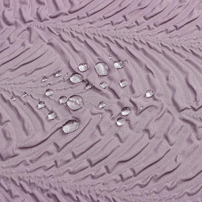72x78 Long Shower Curtain, Lavender 3D Embossed Half Bath Curtain | Long Lavender Shower Curtain for Bathroom, 3D Embossed Textured Farmhouse Fabric Hotel Bathroom Decor, 72x78