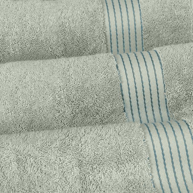 Elegant Comfort Premium Super Soft Highly Absorbent 1 Piece Oversized Bath Sheet - 40" x 80" inch, Luxurious Hotel Spa Quality 100% Turkish Cotton Extra Large Bath Towels for Adults, Mint Green