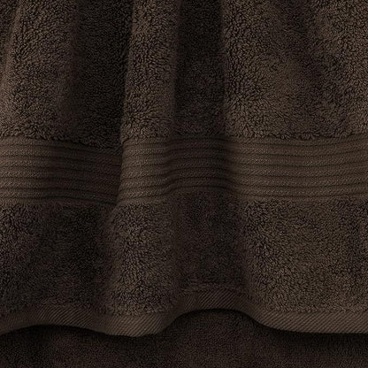 Cotton Paradise Hand Towels for Bathroom, 100% Cotton Turkish 4 Piece Hand Towel Set, Soft Absorbent Face Towels, Brown Hand Towels