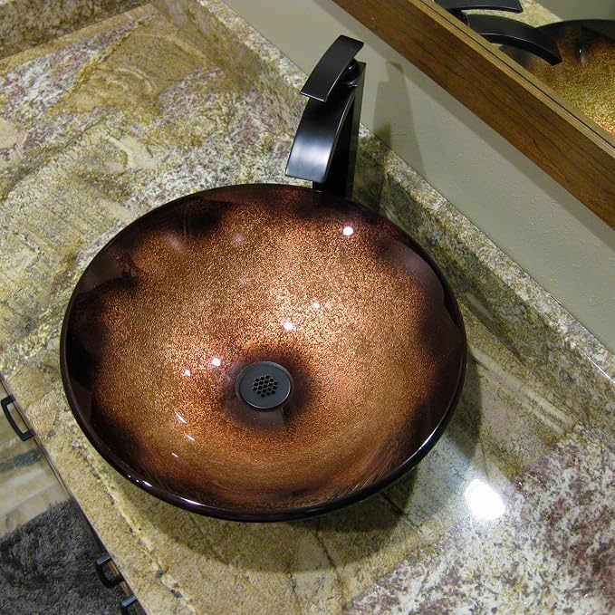 Vessel Sink Strainer Drain, Oil rubbed bronze (STD-ORB)